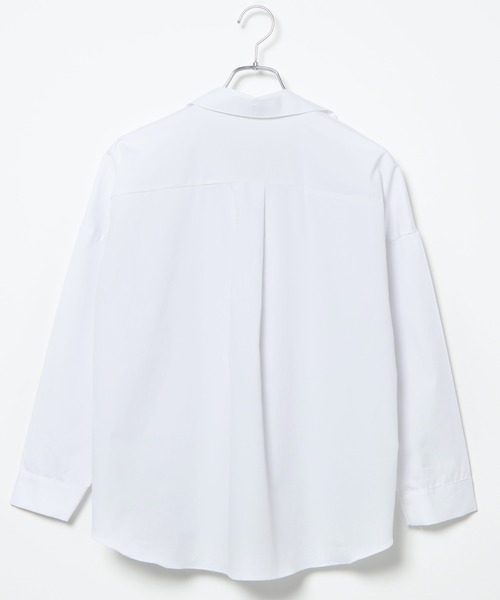 DING（ディング）の「DING/スキッパーシャツ（シャツ/ブラウス・レディース・ホワイト・FREE）」の4枚目の写真