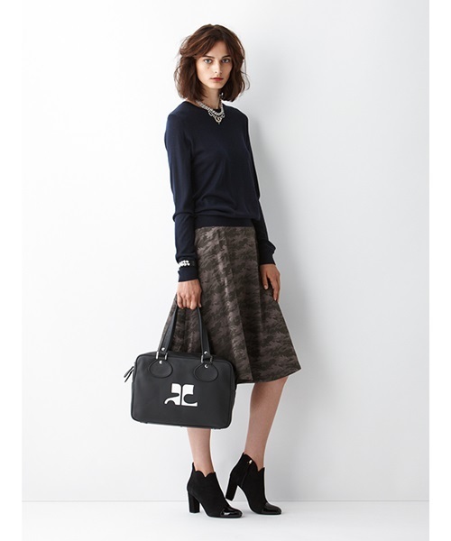 EDIT. FOR LULU(エディットフォールル)の「◆クルーネック 袖あき プルーバー(ニット/セーター・レディース・グレー/グリーン/ネイビー/ピンク・FREE)」の18枚目の写真