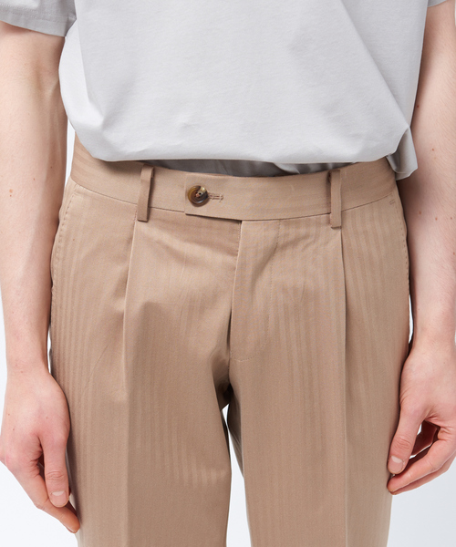 RECENCY OF MINE（リーセンシー オブ マイン）の「【Recency of Mine】ORMEZZANO 　コットンソラーロ ヘリボーン パンツ（その他パンツ・メンズ・ベージュ/ブラウン・44/46/48）」の7枚目の写真