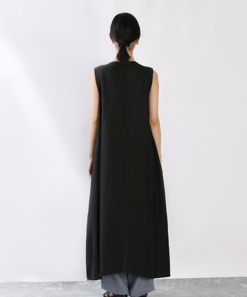 LOWRYS FARM（ローリーズファーム）の「マエボタンワンピベスト　877206（ワンピース・レディース・アイボリー/ブラック/カーキ/ブラウン・FREE）」の12枚目の写真