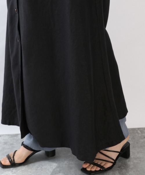 LOWRYS FARM（ローリーズファーム）の「マエボタンワンピベスト　877206（ワンピース・レディース・アイボリー/ブラック/カーキ/ブラウン・FREE）」の17枚目の写真