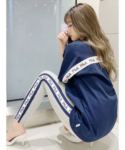 GYDA - GYDA FILA BACK LINE BIG Tシャツ size F MW00 ジェイダ GYDA FILA BACK LINE BIG Tシャツ （O.WHT） -靴