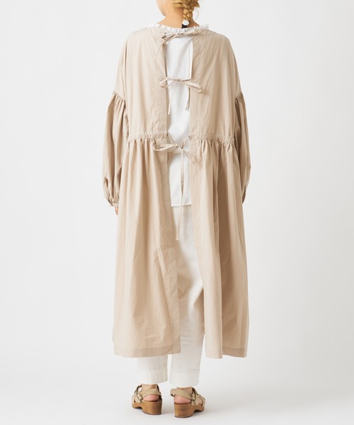 PUAL CE CIN（ピュアルセシン）の「【Du noir】後ろリボンワンピース（ワンピース・レディース・ブラック/ベージュ・FREE）」の6枚目の写真