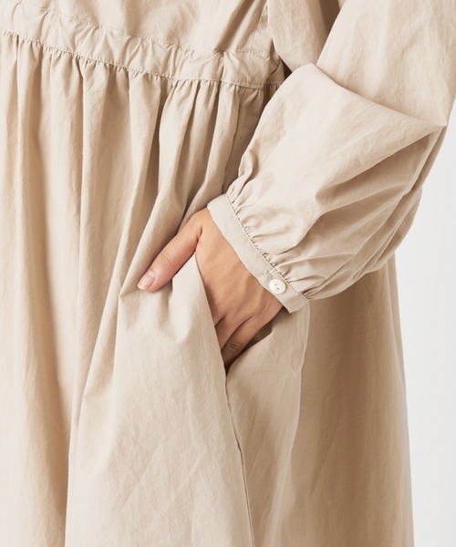 PUAL CE CIN（ピュアルセシン）の「【Du noir】後ろリボンワンピース（ワンピース・レディース・ブラック/ベージュ・FREE）」の20枚目の写真