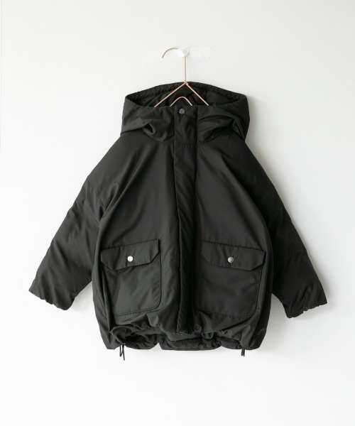 LOWRYS FARM（ローリーズファーム）の「ナカワタフードブルゾン　882123（ブルゾン・キッズ・ブラック/ブラウン・MEDIUM/LARGE/X-LARGE）」の5枚目の写真