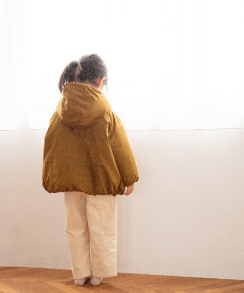 LOWRYS FARM（ローリーズファーム）の「ナカワタフードブルゾン　882123（ブルゾン・キッズ・ブラック/ブラウン・MEDIUM/LARGE/X-LARGE）」の18枚目の写真