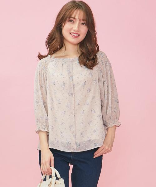 Feroux(フェルゥ)の「【前後着用可】Mistyマーガレット ブラウス(シャツ/ブラウス・レディース・黄土色系3/ベージュ系3・2)」の1枚目の写真