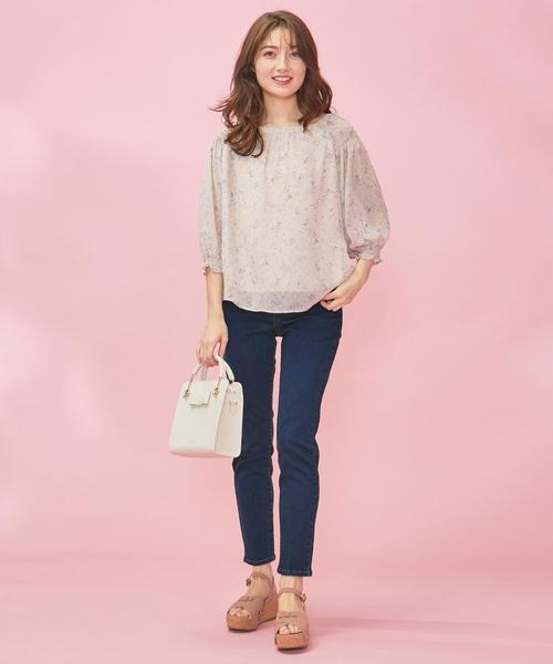 Feroux(フェルゥ)の「【前後着用可】Mistyマーガレット ブラウス(シャツ/ブラウス・レディース・黄土色系3/ベージュ系3・2)」の12枚目の写真