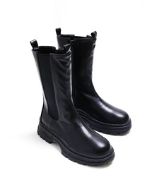 minsobi | [minsobiレディース限定]サイドゴアロングブーツ(ブーツ)