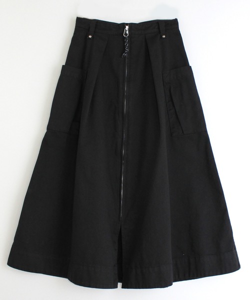 RNA（アールエヌエー）の「G1002 テントラインスカート（スカート・レディース・ブラック/ベージュ/カーキ・MEDIUM）」の2枚目の写真