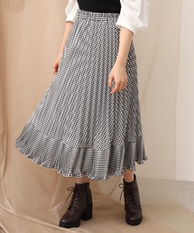 one after another NICE CLAUP | プリーツ切り替えフレアスカート(スカート)