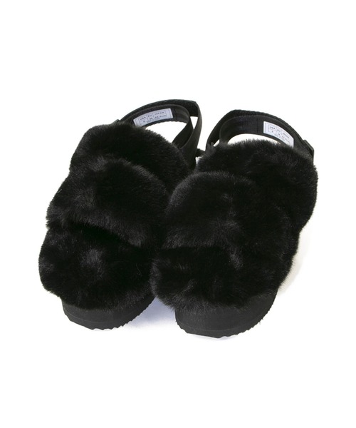 SHAKA（シャカ）の「SHAKA/シャカ　WEEKENDER PLATFORM FLUFFY W（サンダル・レディース・ブラック/ベージュ/レオパード・23.0cm/24.0cm/25.0cm）」の17枚目の写真