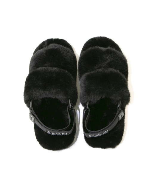 SHAKA（シャカ）の「SHAKA/シャカ　WEEKENDER PLATFORM FLUFFY W（サンダル・レディース・ブラック/ベージュ/レオパード・23.0cm/24.0cm/25.0cm）」の18枚目の写真