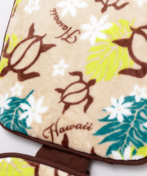 Kahiko（カヒコ）の「【Kahiko】ホヌ＆プルメリアカーシートクッション（クッション/クッションカバー・レディース・ベージュ・FREE）」の4枚目の写真