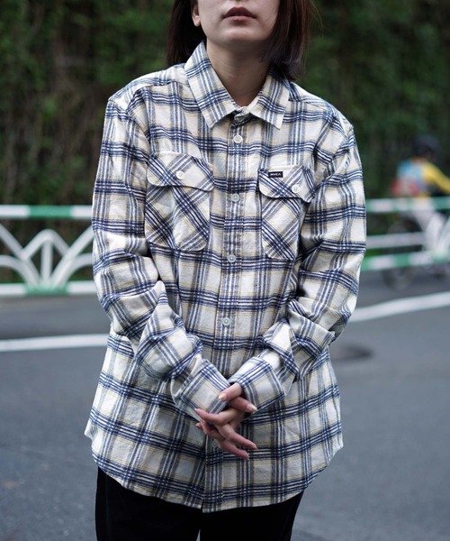 Rvca メンズ Thatll Work Flannel ロングスリーブシャツ 年秋冬モデル ルーカ チェック チェックシャツ 長袖