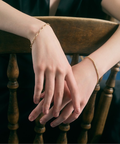 【Jewel closet by L&Co】K10 中空ロープ ブレスレット セール】K10 中空ロープ ブレスレット（ブレスレット）｜Jewel closet