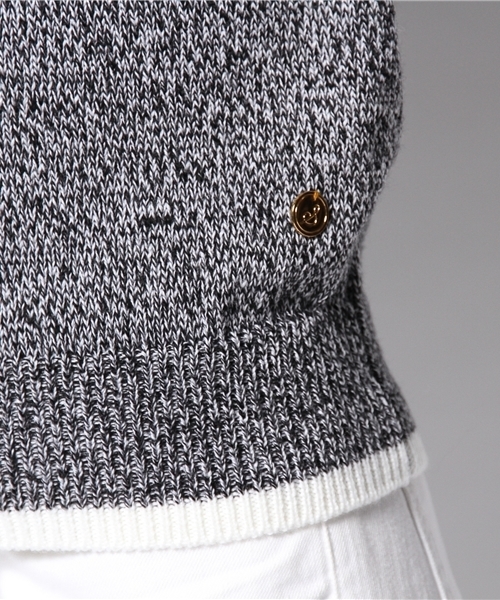 SHIPS for women（シップスフォーウィメン）の「テンジク　ミックスプルオーバー（ニット/セーター・レディース・ライトホワイト/ブルー/ブラック・36/38）」の10枚目の写真