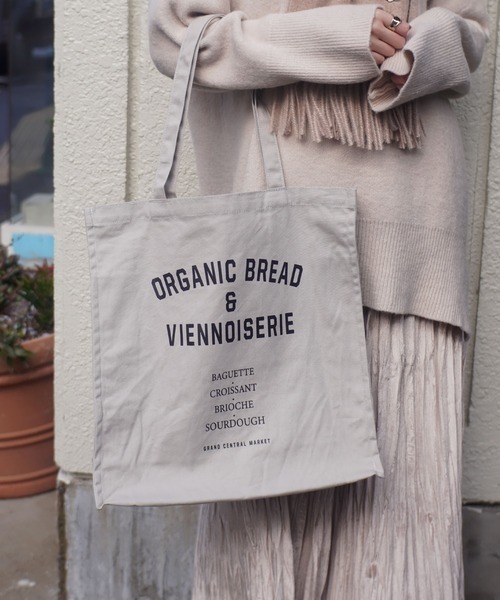 dictionary（ディクショナリー）の「【PRODUCTY / プロダクティー】 マチ付き キャンバス プリント トートバッグ（トートバッグ・レディース・ブラック/ベージュ/グレー/オフホワイト/ホワイト系その他/グレー系その他/ベージュ系その他・FREE）」の5枚目の写真