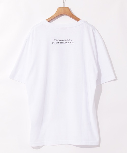 チチカカ（チチカカ）の「インディアンバイクTシャツ（Tシャツ/カットソー・メンズ・ホワイト/レッド・LARGE/MEDIUM）」の5枚目の写真