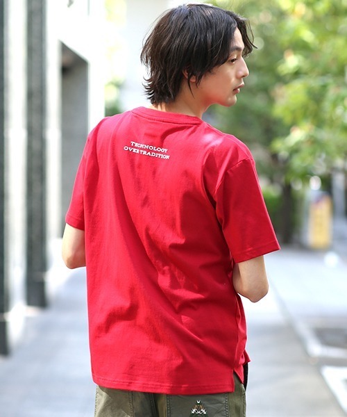 チチカカ（チチカカ）の「インディアンバイクTシャツ（Tシャツ/カットソー・メンズ・ホワイト/レッド・LARGE/MEDIUM）」の21枚目の写真