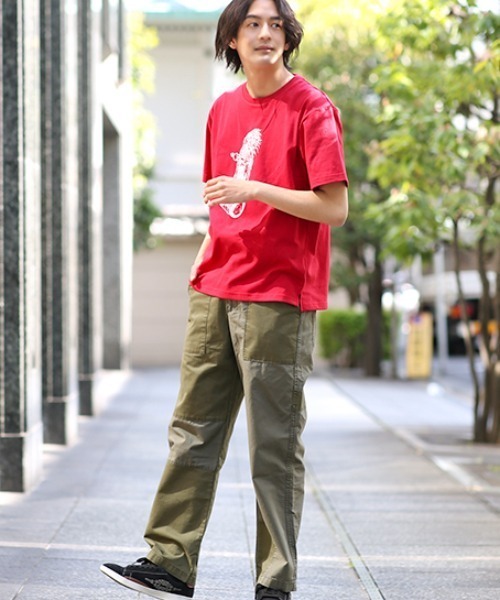 チチカカ（チチカカ）の「インディアンバイクTシャツ（Tシャツ/カットソー・メンズ・ホワイト/レッド・LARGE/MEDIUM）」の22枚目の写真