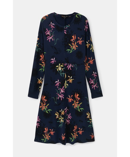 Desigual(デシグアル)の「プリントジャカード ミディワンピース(ワンピース・レディース・ブルー・2L/L/M/S/SS)」の8枚目の写真