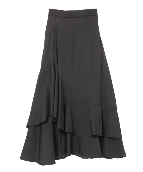 fifth（フィフス）の「イレギュラーヘムフリルスカート（スカート・レディース・ブラック/ブラウン・MEDIUM）」の8枚目の写真