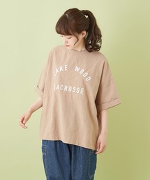 CUBE SUGAR（キューブシュガー）の「綿ボイル 刺繍入り Ｔシャツブラウス（シャツ/ブラウス）」