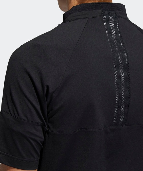 新品 アディダス ゴルフ スタンドカラー 長袖 シャツ 大きめ ネイビー M adidas（アディダス）の「ソリッド 半袖スタンドカラー