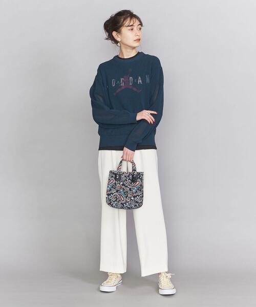 BEAUTY&YOUTH UNITED ARROWS（ビューティーアンドユースユナイテッドアローズ）の「BY コットンメッシュクルーネックロングスリーブニット -ウォッシャブル-（ニット/セーター・レディース・コバルトブルー/ナチュラル/ライム・FREE）」の7枚目の写真
