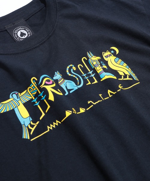 THRASHER(スラッシャー)の「THRASHER/スラッシャー NEW HIEROGLYPHIC S/S TEE 半袖Tシャツ(Tシャツ/カットソー・メンズ・ブラック・L/M)」の7枚目の写真