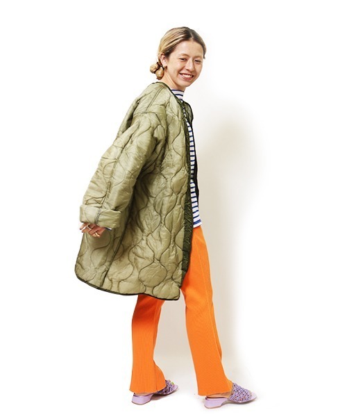 MILITARY(ミリタリー)の「【MADE IN USA】DEAD STOCK PARKA LINER / デッドストック パーカライナー(ミリタリージャケット・レディース・ダークオリーブ/ライトオリーブ/オリーブ・MEDIUM)」の9枚目の写真