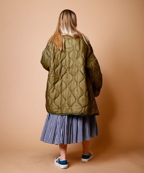MILITARY(ミリタリー)の「【MADE IN USA】DEAD STOCK PARKA LINER / デッドストック パーカライナー(ミリタリージャケット・レディース・ダークオリーブ/ライトオリーブ/オリーブ・MEDIUM)」の13枚目の写真