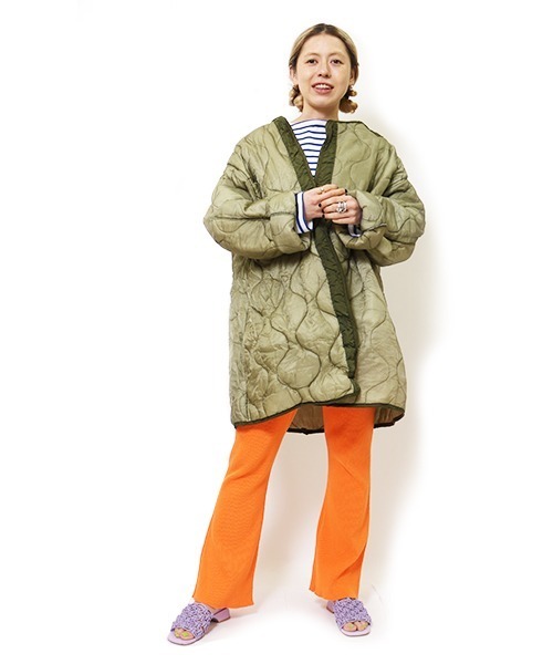 MILITARY(ミリタリー)の「【MADE IN USA】DEAD STOCK PARKA LINER / デッドストック パーカライナー(ミリタリージャケット・レディース・ダークオリーブ/ライトオリーブ/オリーブ・MEDIUM)」の12枚目の写真