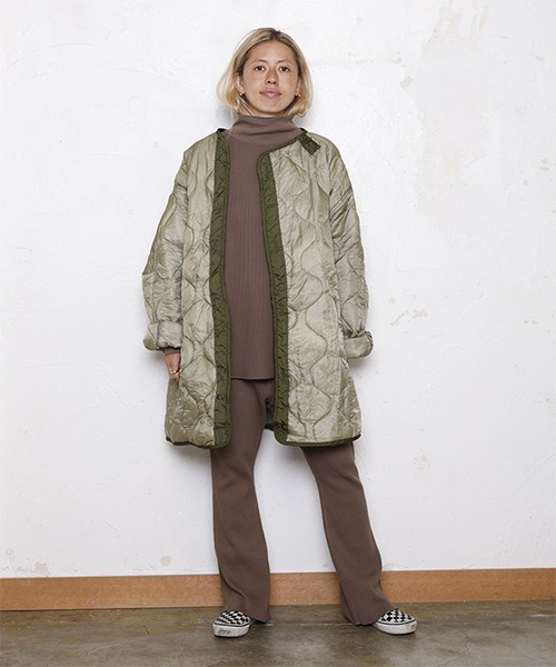 MILITARY(ミリタリー)の「【MADE IN USA】DEAD STOCK PARKA LINER / デッドストック パーカライナー(ミリタリージャケット・レディース・ダークオリーブ/ライトオリーブ/オリーブ・MEDIUM)」の16枚目の写真