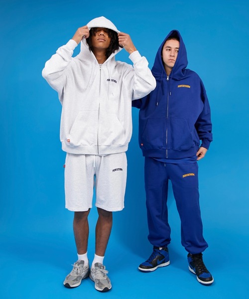 WHO'S WHO gallery(フーズフーギャラリー)の「【KOOKY'N/クーキー】刺繍スウェットショーツ(スウェットパンツ・メンズ・ライトグレー/ブラック/グリーン/ブルー/ネイビー・FREE)」の18枚目の写真