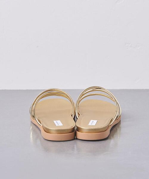 UNITED ARROWS(ユナイテッドアローズ)の「UWSC コード フラットサンダル †◆(サンダル・レディース・ゴールド/ベージュ/ブラック・37/38/36/35)」の19枚目の写真