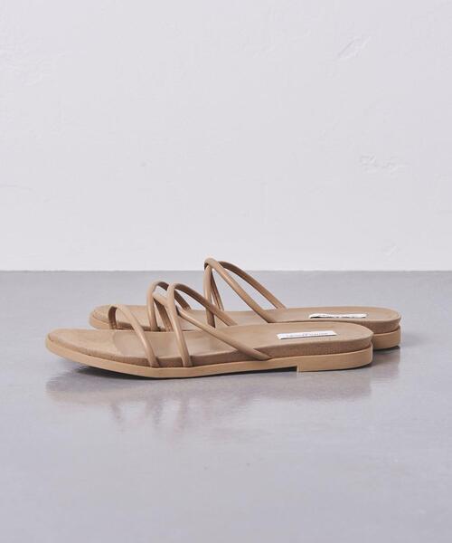 UNITED ARROWS(ユナイテッドアローズ)の「UWSC コード フラットサンダル †◆(サンダル・レディース・ゴールド/ベージュ/ブラック・37/38/36/35)」の15枚目の写真