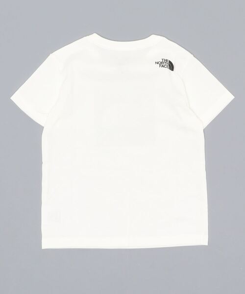 THE NORTH FACE（ザノースフェイス）の「【WEB限定】THE NORTH FACE/ザ・ノースフェイス KIDS  ショートスリーブカラードビッグロゴティー（Tシャツ/カットソー・キッズ・ホワイト/ブルー・120/130/140/150）」の3枚目の写真