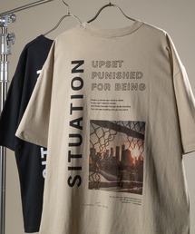 SlashDate（スラッシュデイト）の「フォトプリント半袖Tシャツ（Tシャツ/カットソー・メンズ）」