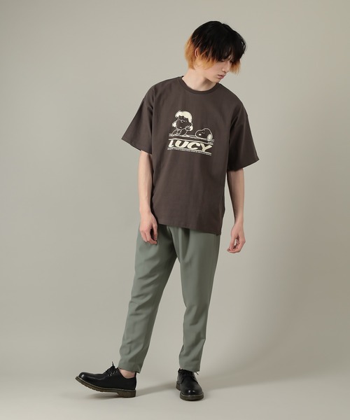 SlashDate(スラッシュデイト)の「TRニュアンスカラー アンクルテーパードパンツ/カラーパンツ(スラックス・メンズ・グリーン/ベージュ・M/L)」の7枚目の写真