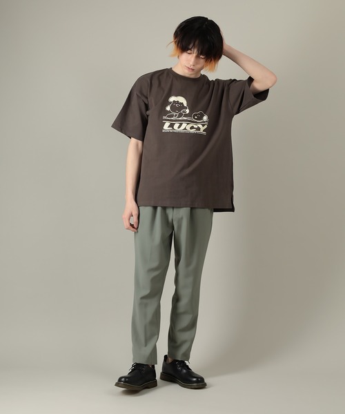 SlashDate(スラッシュデイト)の「TRニュアンスカラー アンクルテーパードパンツ/カラーパンツ(スラックス・メンズ・グリーン/ベージュ・M/L)」の8枚目の写真
