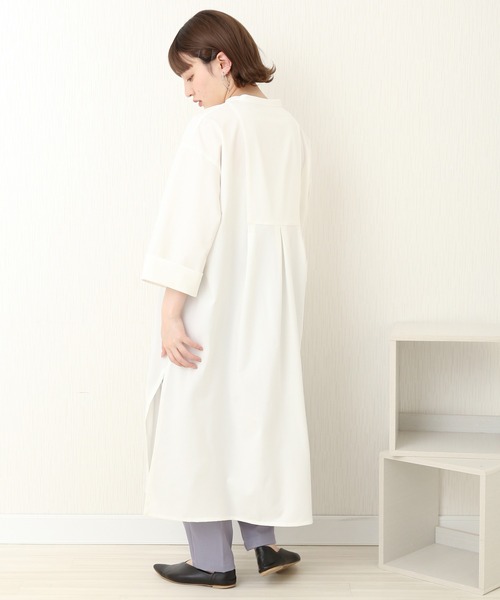 libelle more(リベル モア)の「TRリネンタッチ カフタンワンピース(ワンピース・レディース・ホワイト/ブルー/ブラック・FREE)」の9枚目の写真