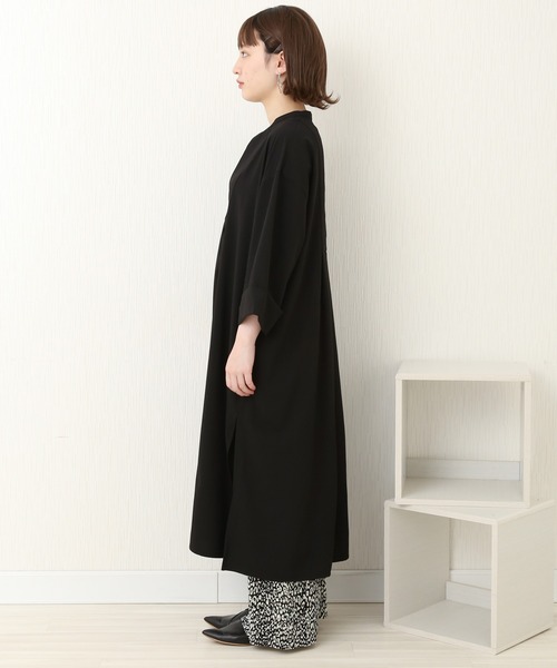 libelle more(リベル モア)の「TRリネンタッチ カフタンワンピース(ワンピース・レディース・ホワイト/ブルー/ブラック・FREE)」の10枚目の写真