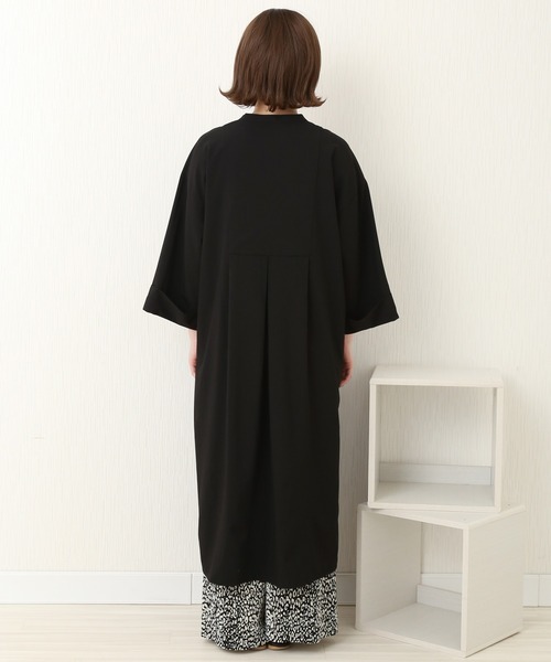 libelle more(リベル モア)の「TRリネンタッチ カフタンワンピース(ワンピース・レディース・ホワイト/ブルー/ブラック・FREE)」の5枚目の写真