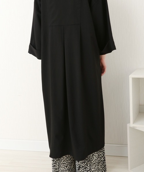 libelle more(リベル モア)の「TRリネンタッチ カフタンワンピース(ワンピース・レディース・ホワイト/ブルー/ブラック・FREE)」の13枚目の写真