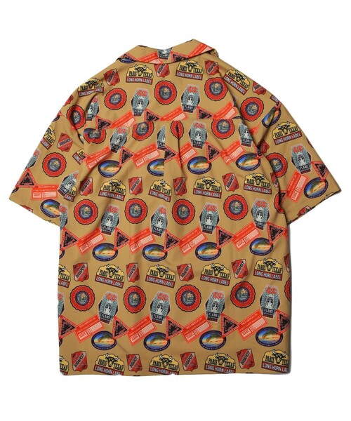 FREAK'S STORE（フリークスストア）の「WEB限定 総柄S/Sオープンカラーシャツ（シャツ/ブラウス・メンズ・ブラウン/グレー/オリーブ/ブルー・MEDIUM/LARGE/X-LARGE）」の11枚目の写真