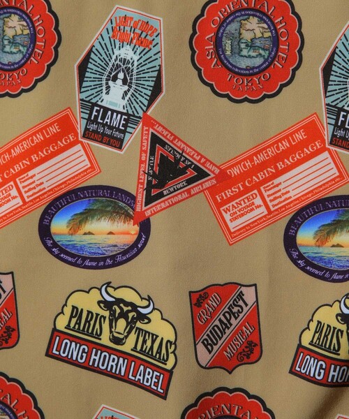 FREAK'S STORE（フリークスストア）の「WEB限定 総柄S/Sオープンカラーシャツ（シャツ/ブラウス・メンズ・ブラウン/グレー/オリーブ/ブルー・MEDIUM/LARGE/X-LARGE）」の9枚目の写真