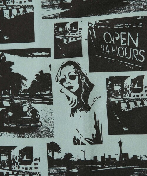 FREAK'S STORE（フリークスストア）の「WEB限定 総柄S/Sオープンカラーシャツ（シャツ/ブラウス・メンズ・ブラウン/グレー/オリーブ/ブルー・MEDIUM/LARGE/X-LARGE）」の12枚目の写真