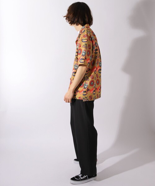 FREAK'S STORE（フリークスストア）の「WEB限定 総柄S/Sオープンカラーシャツ（シャツ/ブラウス・メンズ・ブラウン/グレー/オリーブ/ブルー・MEDIUM/LARGE/X-LARGE）」の10枚目の写真